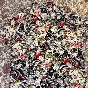 ED HARDY BUTTON DOWN